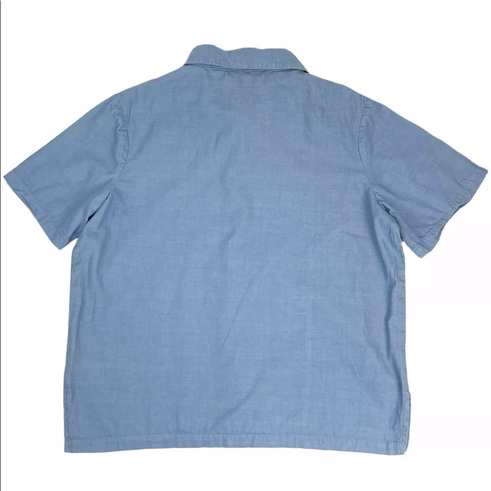 DANGERFIELD Chambray Wildcat Boxy Shirt Size 10 - Picture 4 of 5